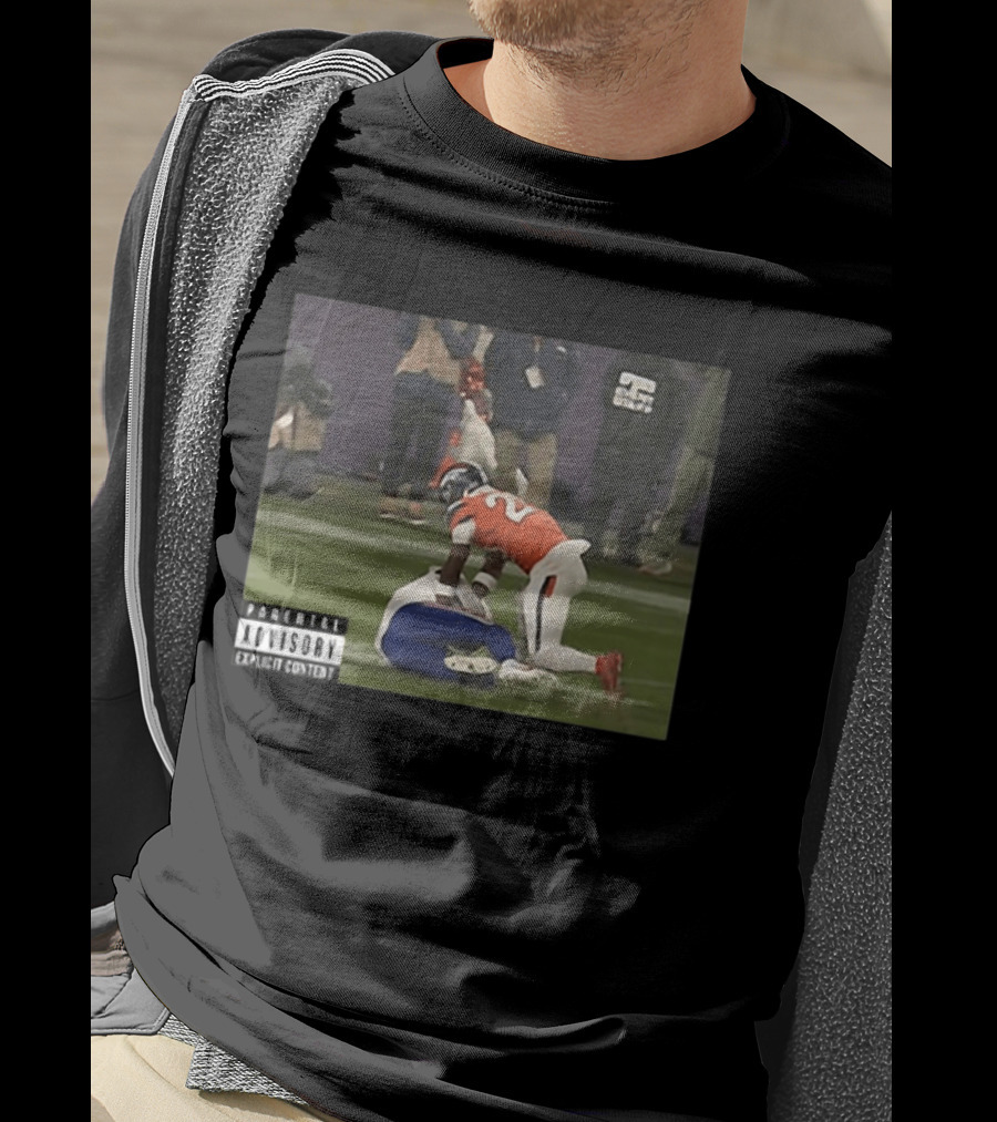 Denver Broncos Vs Buffalo Bills Explicit Content Tackle Controversial Interception Play T-Shirt