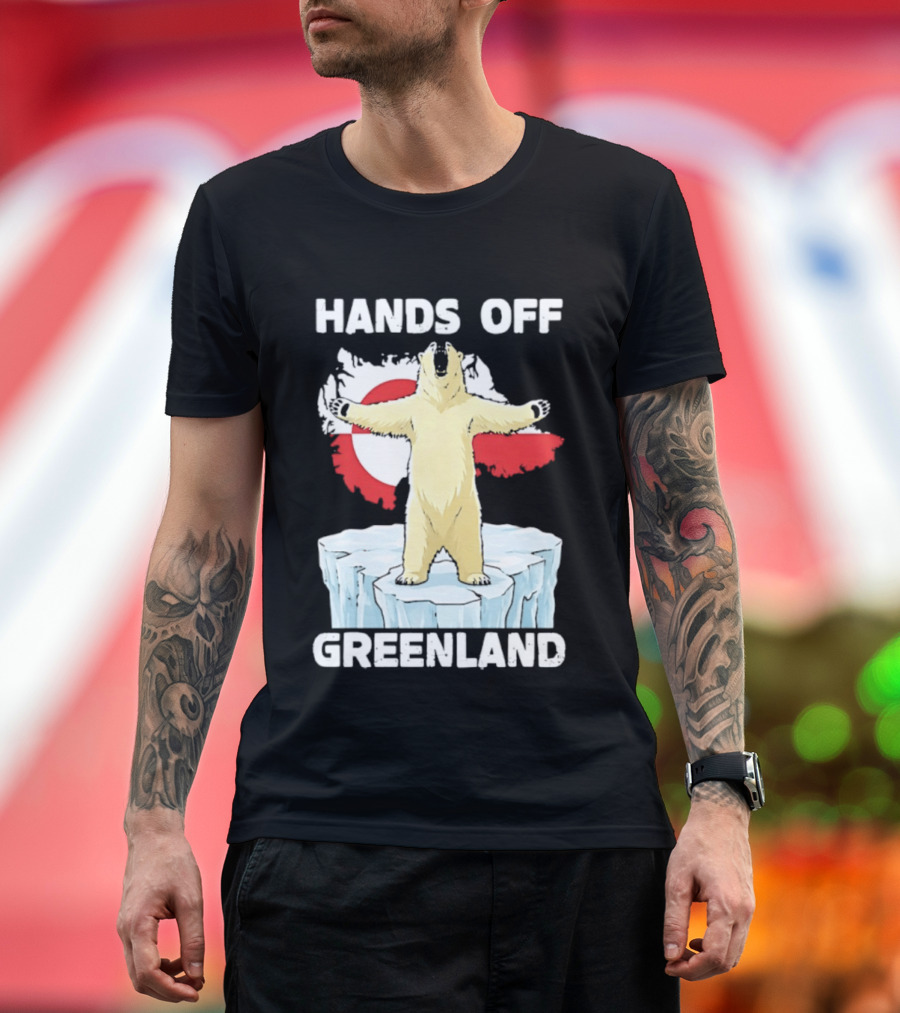 Hands Off Greenland Polar Bear On Iceberg T-Shirt