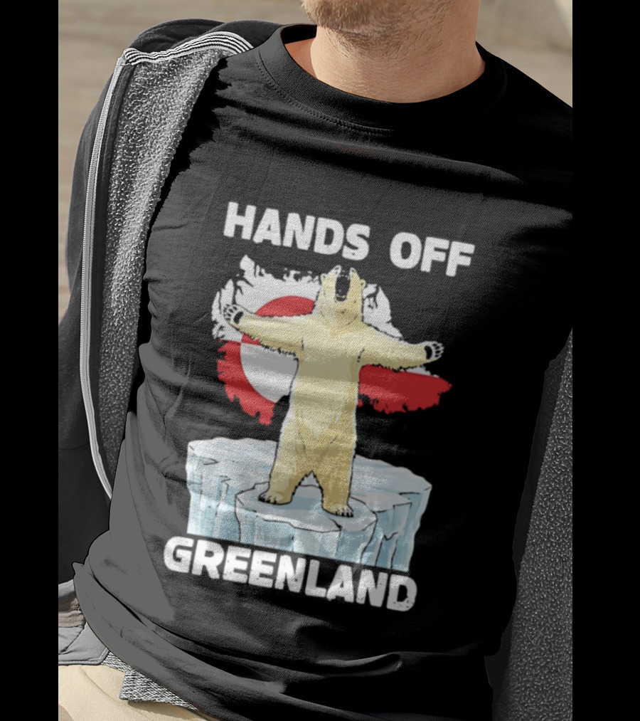 Hands Off Greenland Polar Bear On Iceberg T-Shirt