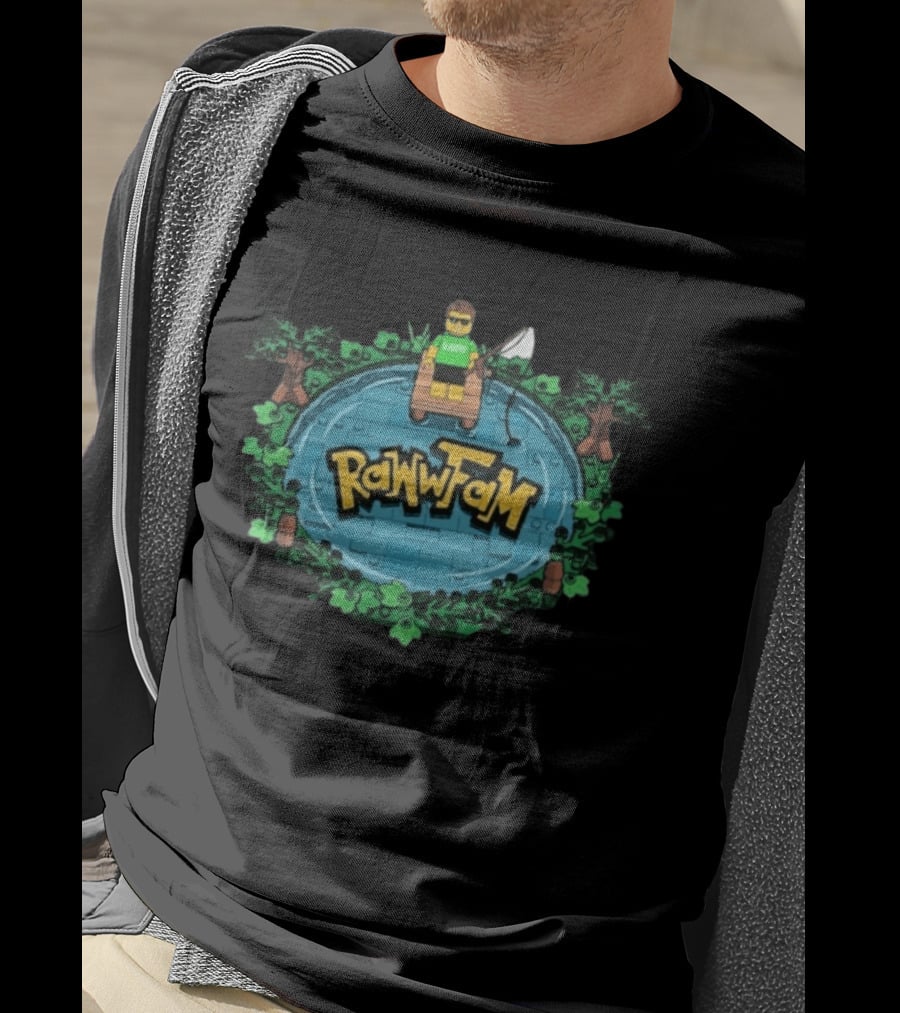 RAWWFAM Franklin's Pond Fishing Adventure T-Shirt