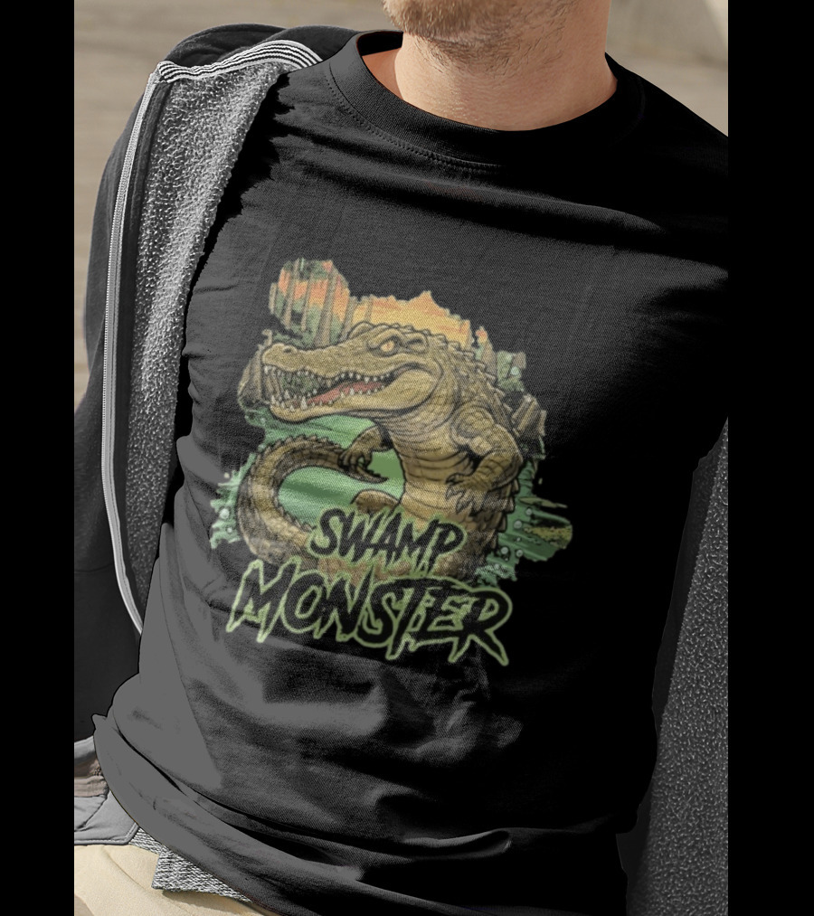 RAWWFISHING Swamp Monster Gator T-Shirt