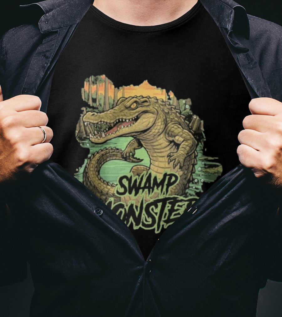 RAWWFISHING Swamp Monster Gator T-Shirt