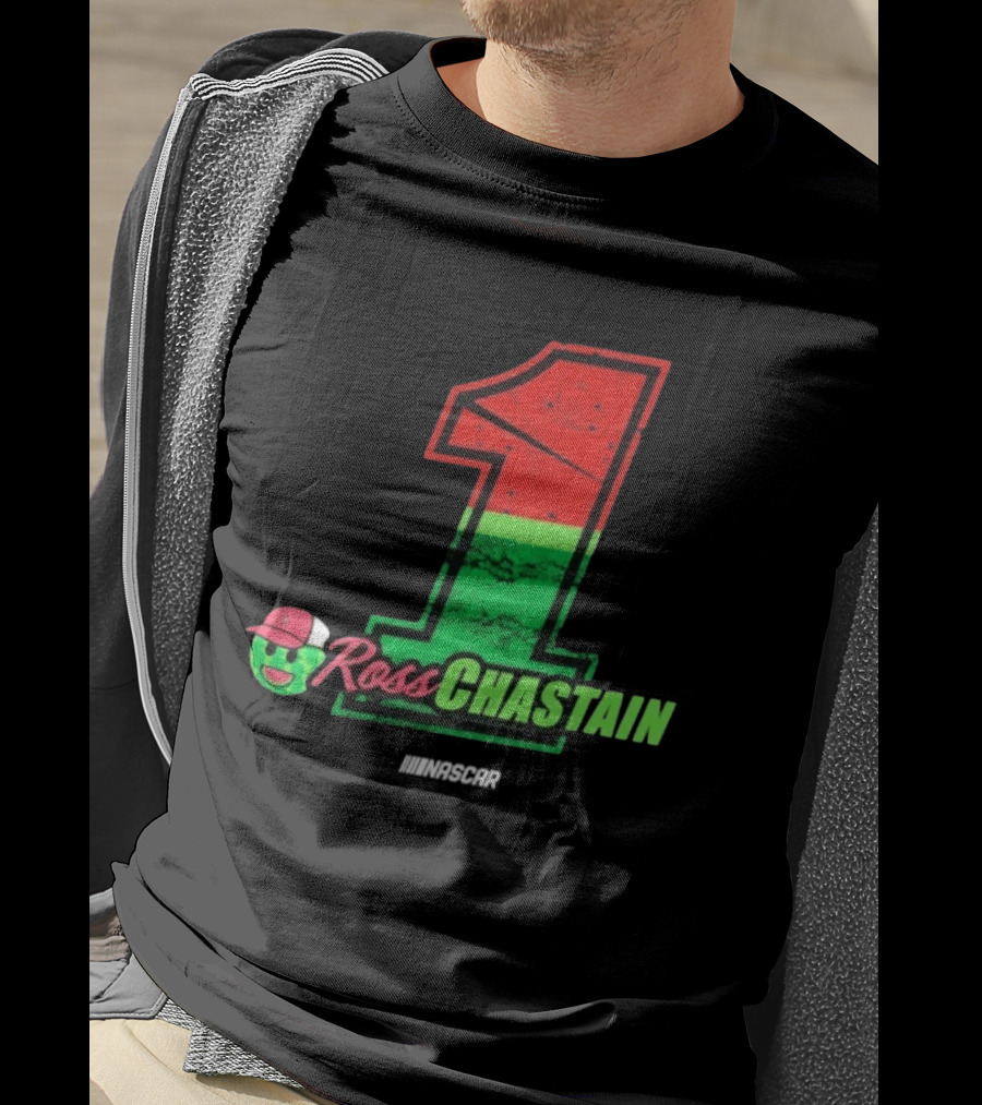 Ross Chastain Melon Man 1 NASCAR Racing Fan Merch T-Shirt