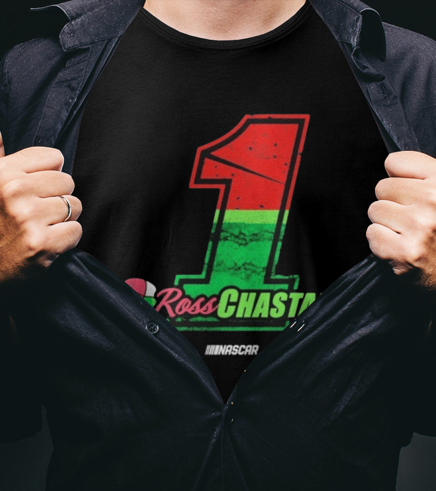 Ross Chastain Melon Man 1 NASCAR Racing Fan Merch T-Shirt
