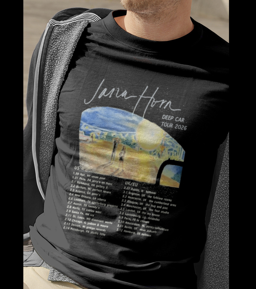 Jana Horn Deep Car Tour 2026 Dates Texas Sun T-Shirt