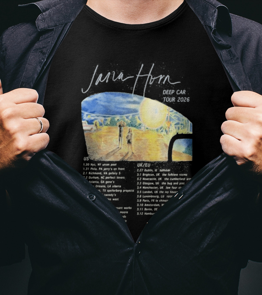 Jana Horn Deep Car Tour 2026 Dates Texas Sun T-Shirt