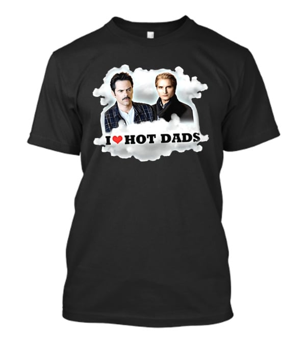 Twilight I Love Hot Dads Charlie Swan Carlisle Cullen T-Shirt