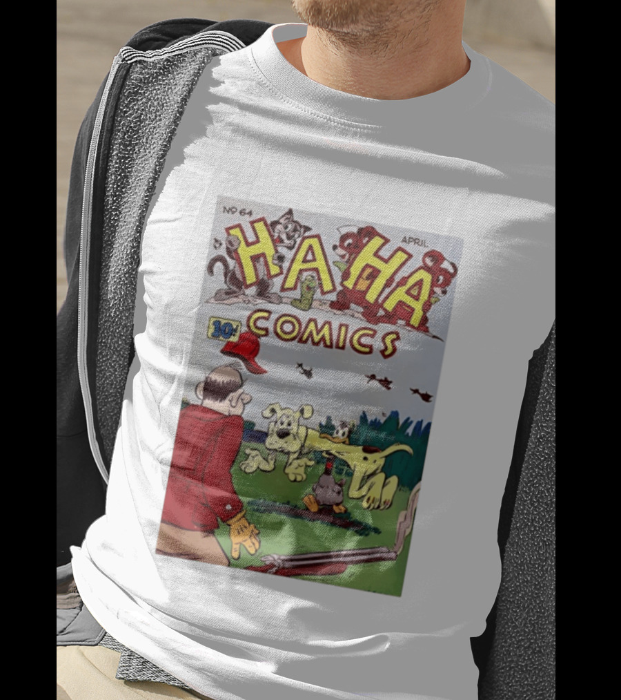 Ha Ha Comics No 64 April 10 Cent Vintage Cover T-Shirt