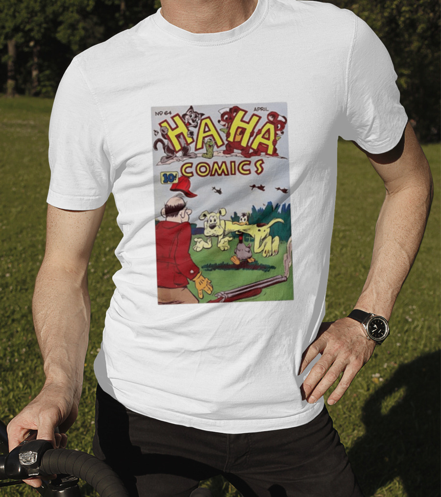 Ha Ha Comics No 64 April 10 Cent Vintage Cover T-Shirt