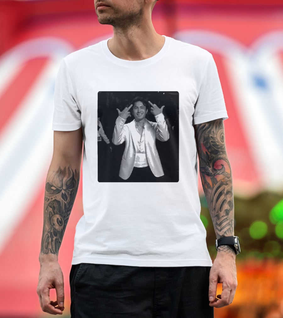 Hudson Williams Glambot Heated Rivalry Jacket Gesture T-Shirt