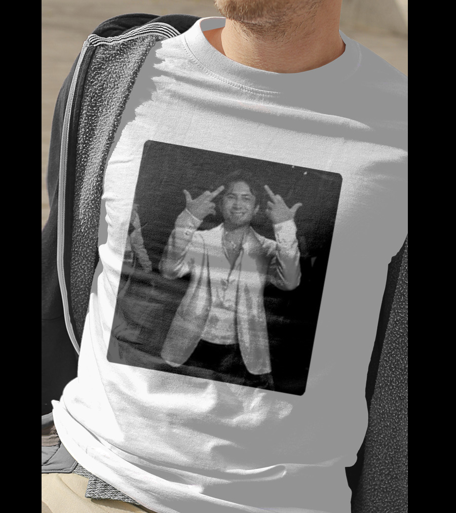 Hudson Williams Glambot Heated Rivalry Jacket Gesture T-Shirt