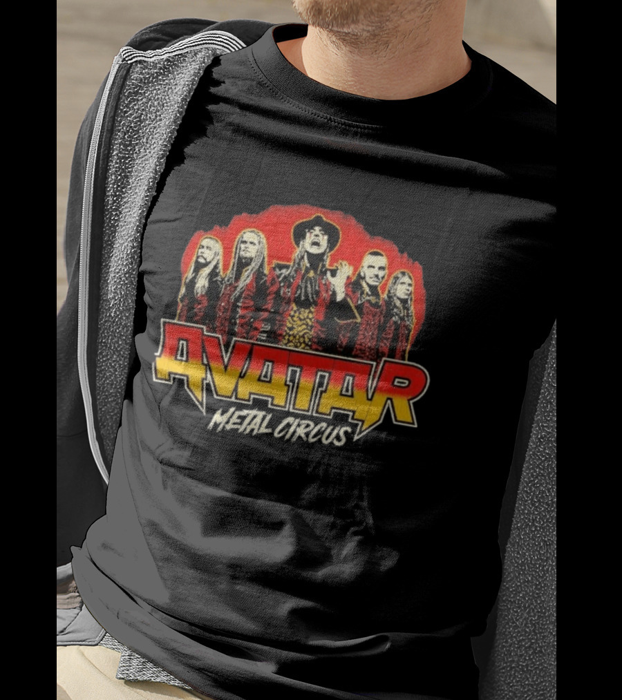 Avatar Metal Circus Band Red Yellow Outfit Ensemble T-Shirt