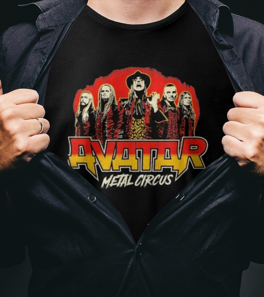 Avatar Metal Circus Band Red Yellow Outfit Ensemble T-Shirt