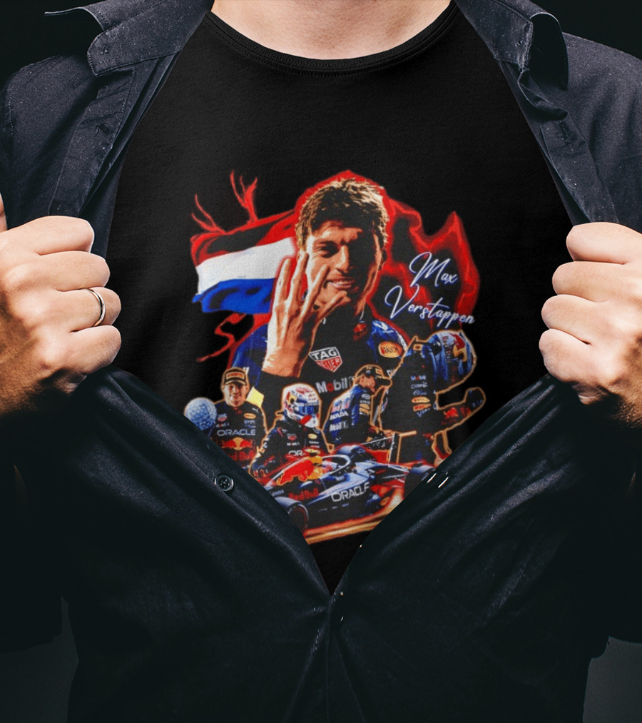 Max Verstappen Oracle Racing Mobile Netherlands Formula One T-Shirt