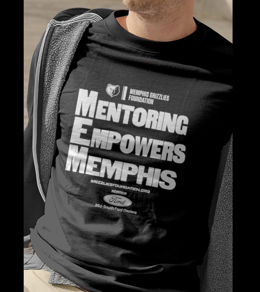 Mentoring Empowers Memphis Grizzlies Foundation Collaboration T-Shirt