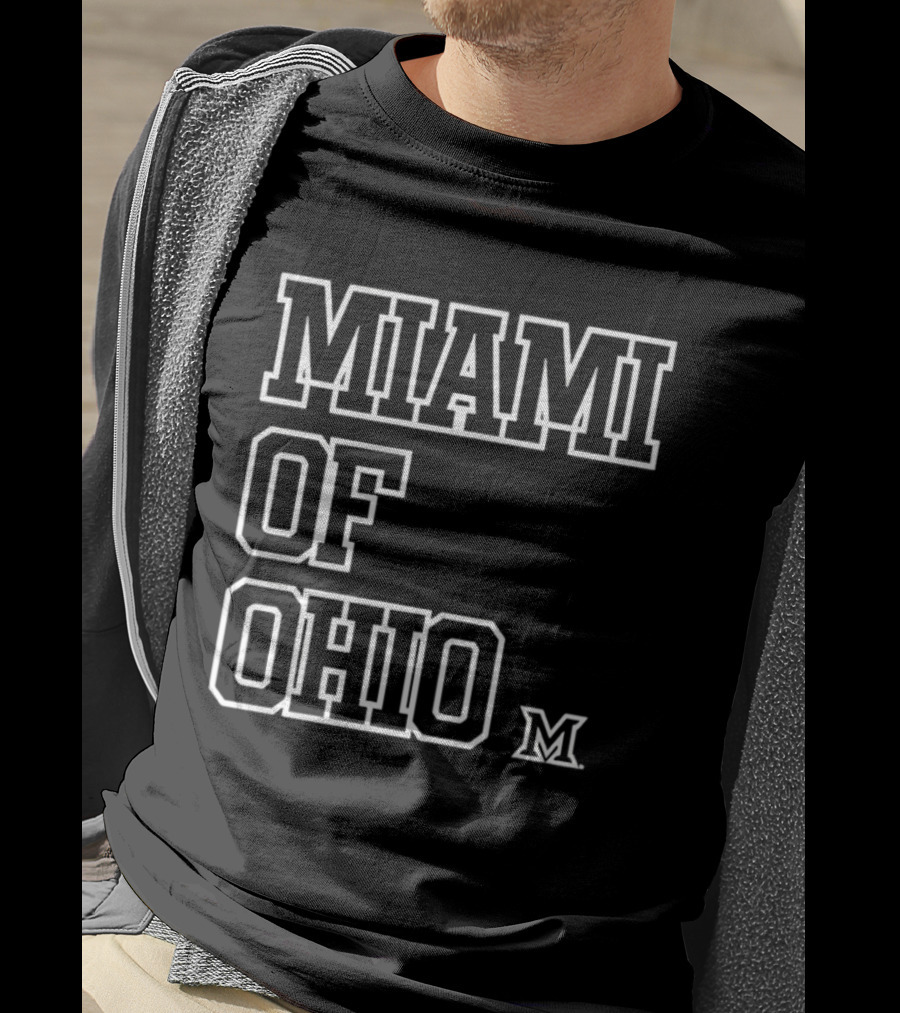 Miami RedHawks Miami Of Ohio M Logo XXL T-Shirt