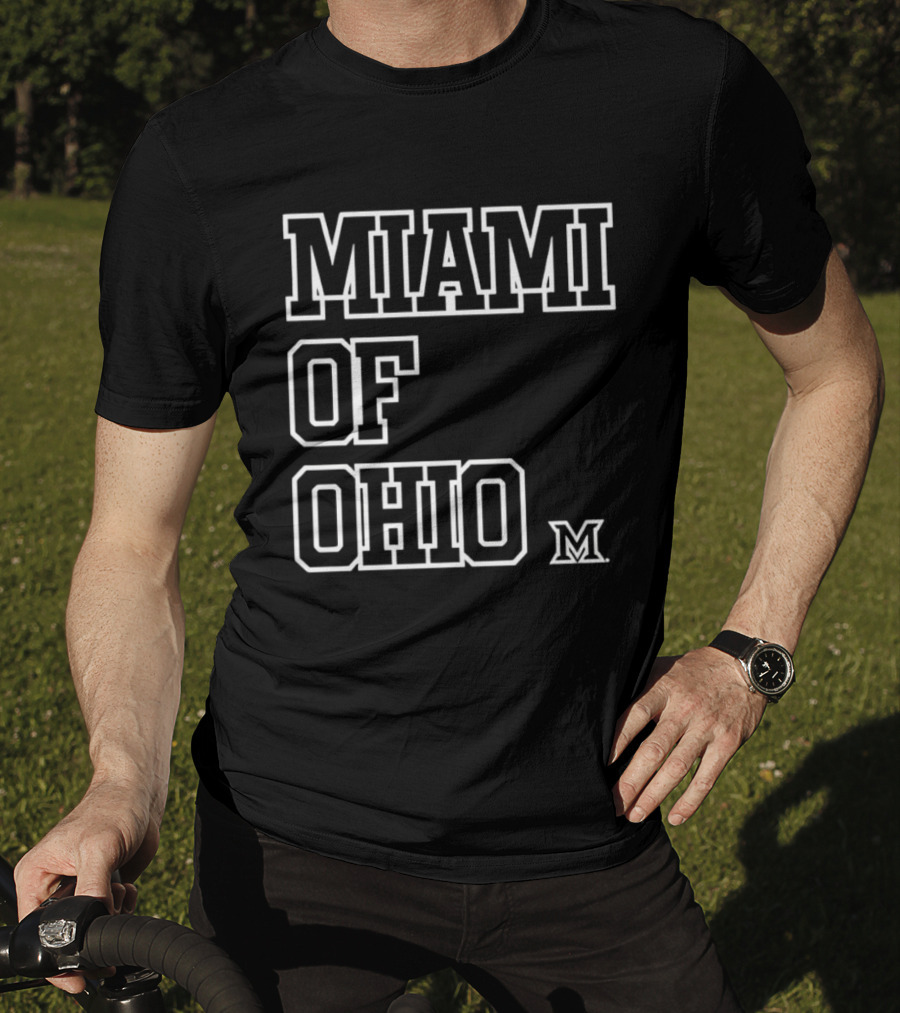 Miami RedHawks Miami Of Ohio M Logo XXL T-Shirt