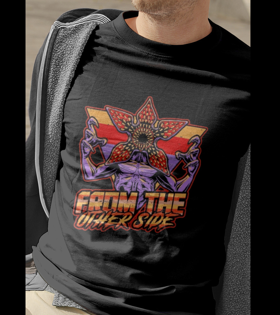 From The Other Side Dimensional Monster Vaporwave T-Shirt