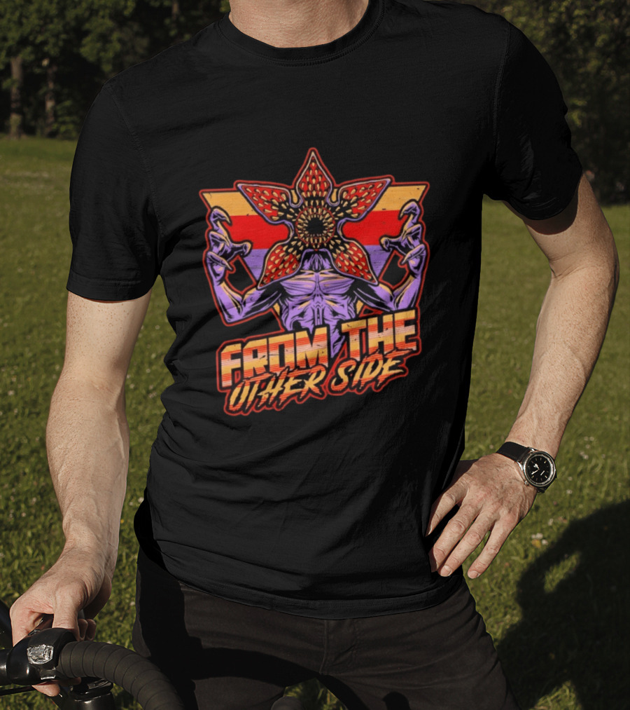 From The Other Side Dimensional Monster Vaporwave T-Shirt