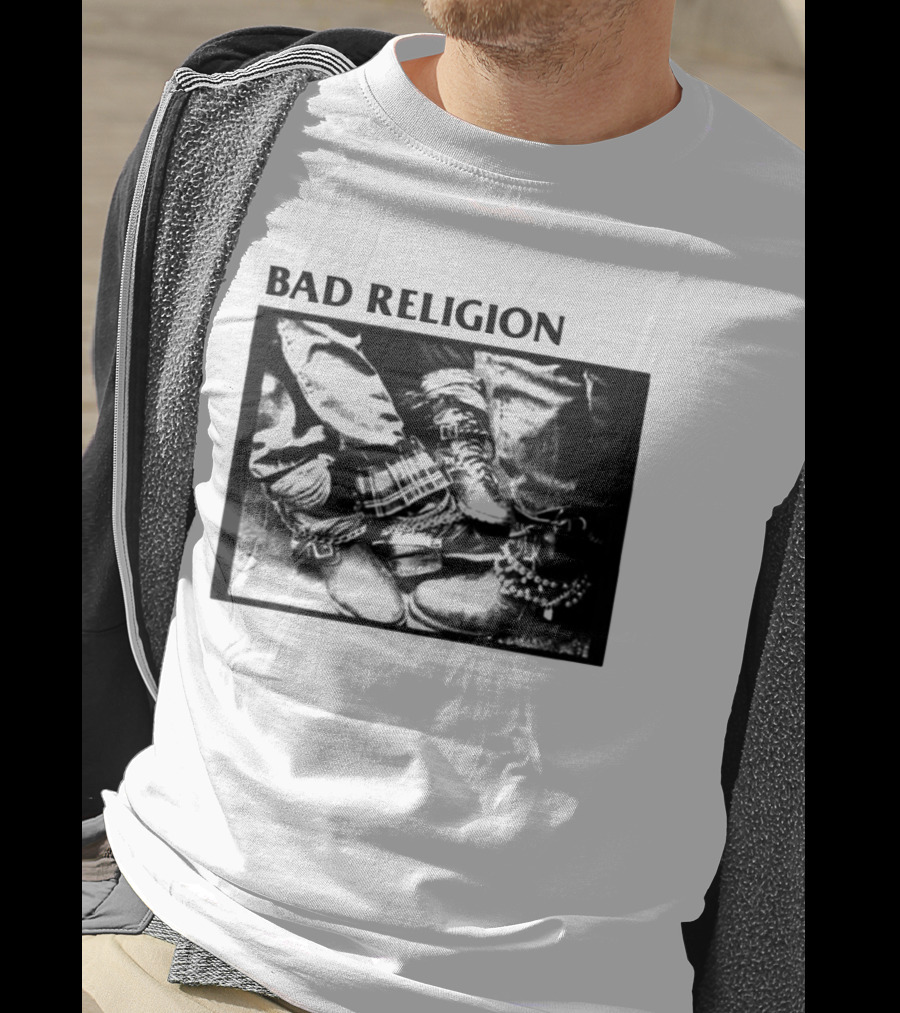 Bad Religion 80 85 Tour Punk Boots Denim Chains 2026 T-Shirt