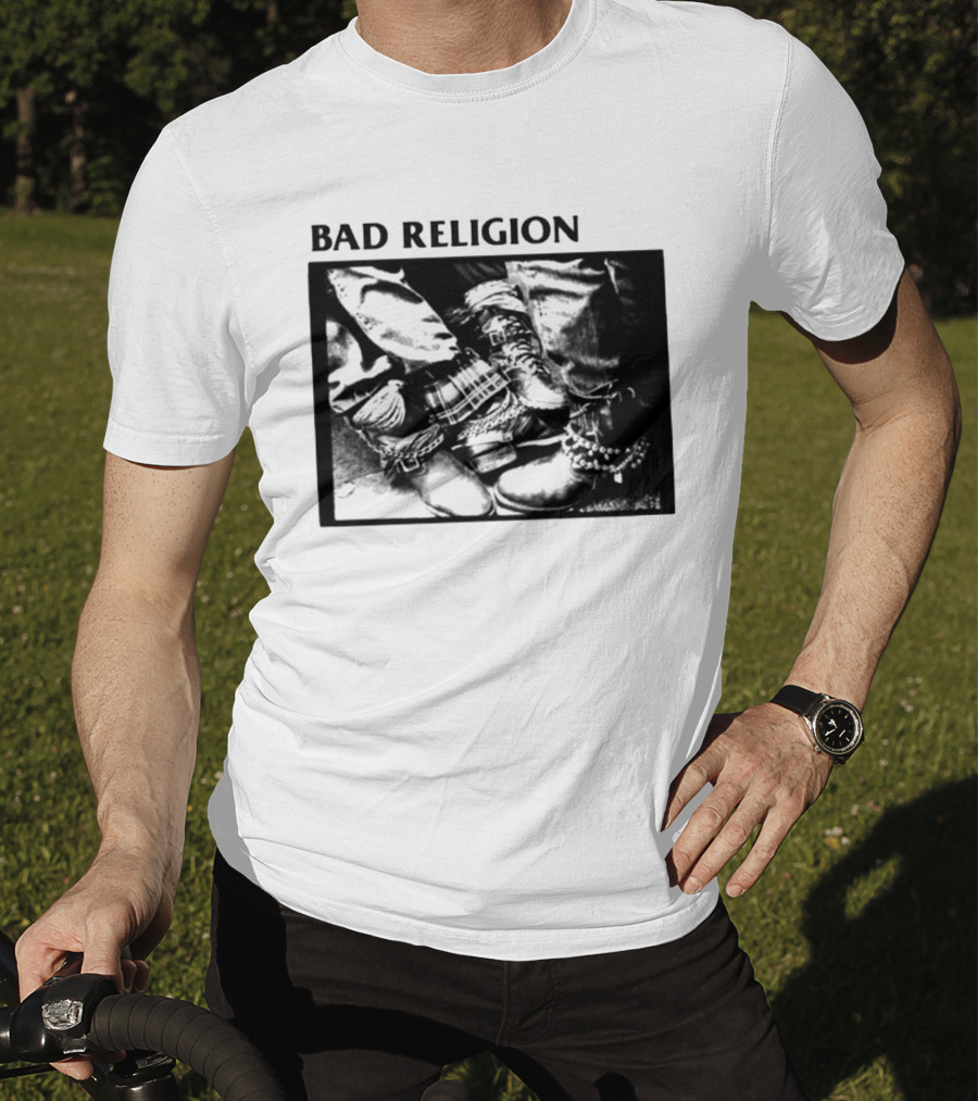 Bad Religion 80 85 Tour Punk Boots Denim Chains 2026 T-Shirt