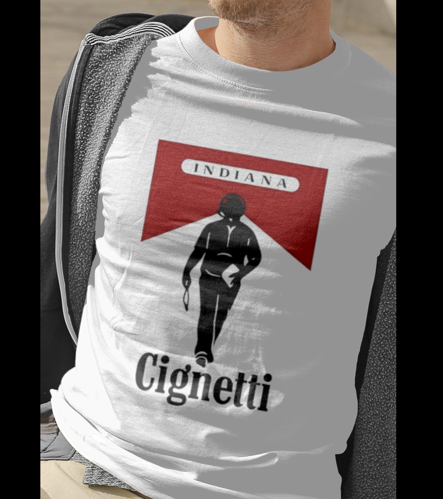 Indiana Cignetti Coach Marlboro Cigarette T-Shirt