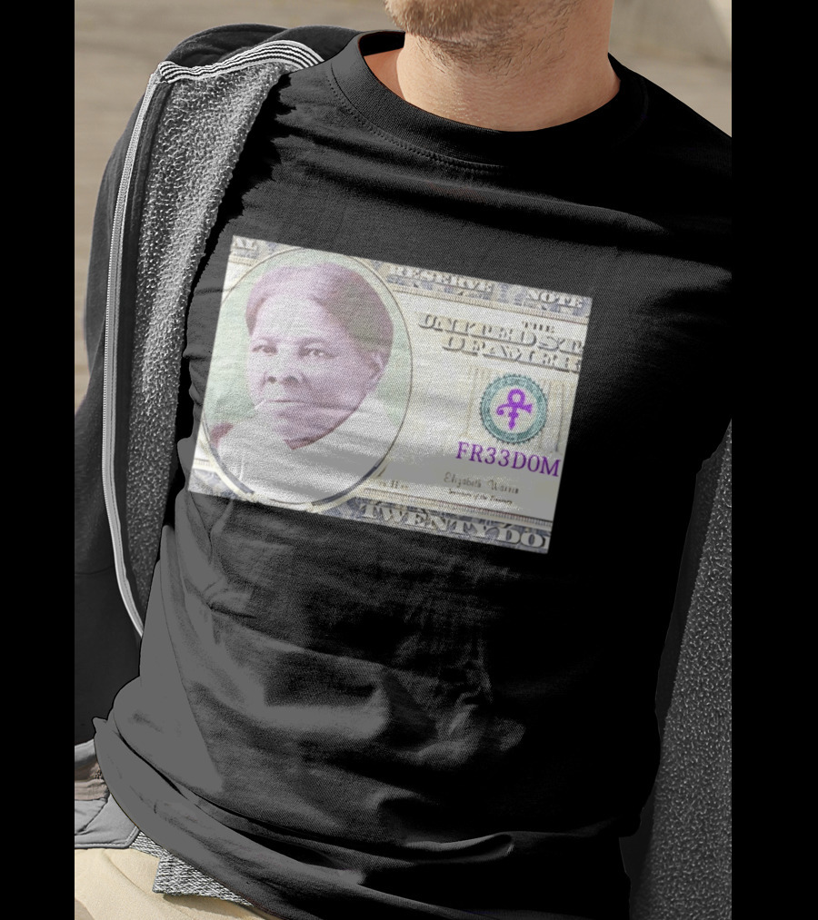 Harriet Tubman Twenty Dollar FR33DOM Note United States T-Shirt