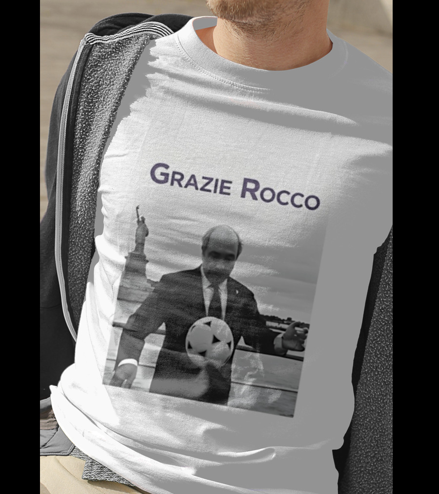 Grazie Rocco Commisso Statue Of Liberty Soccer T-Shirt