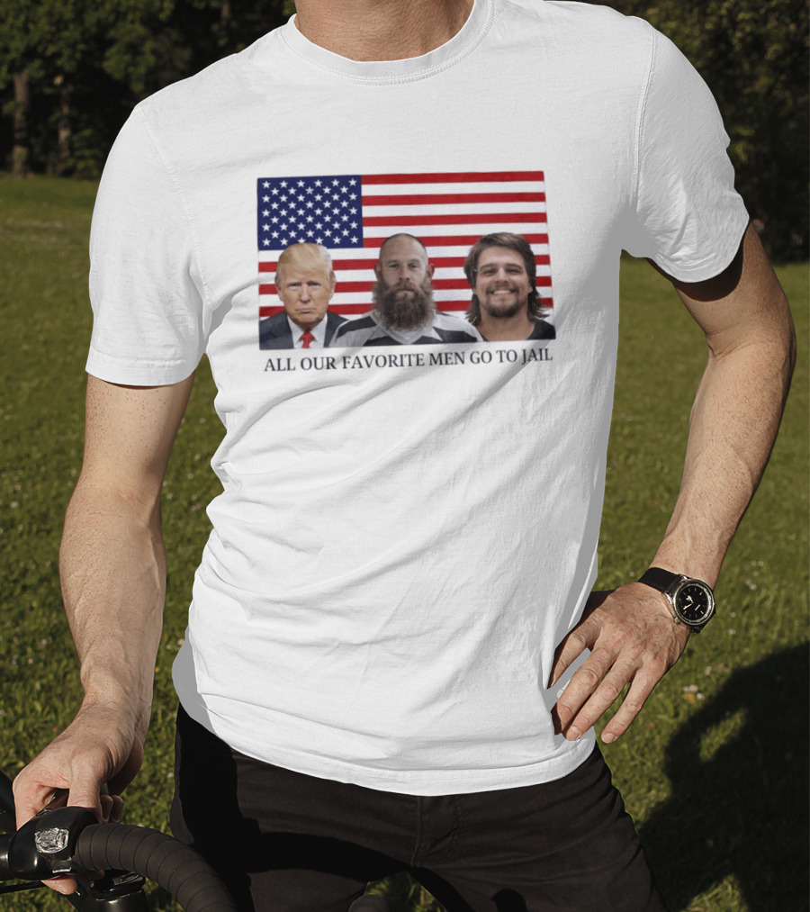 Trump Jeremy Best Kid Rock Favorite Men Jail USA Flag T-Shirt