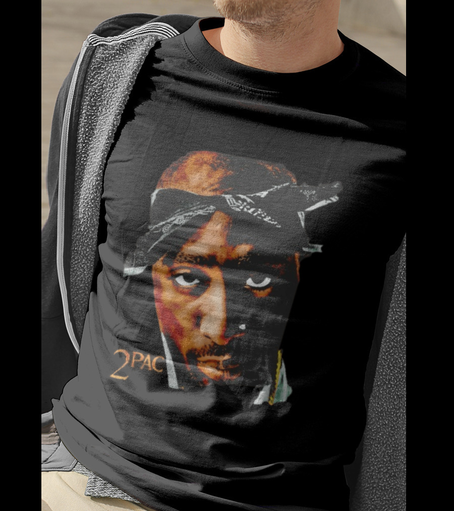 2Pac Bandana Style Face T-Shirt