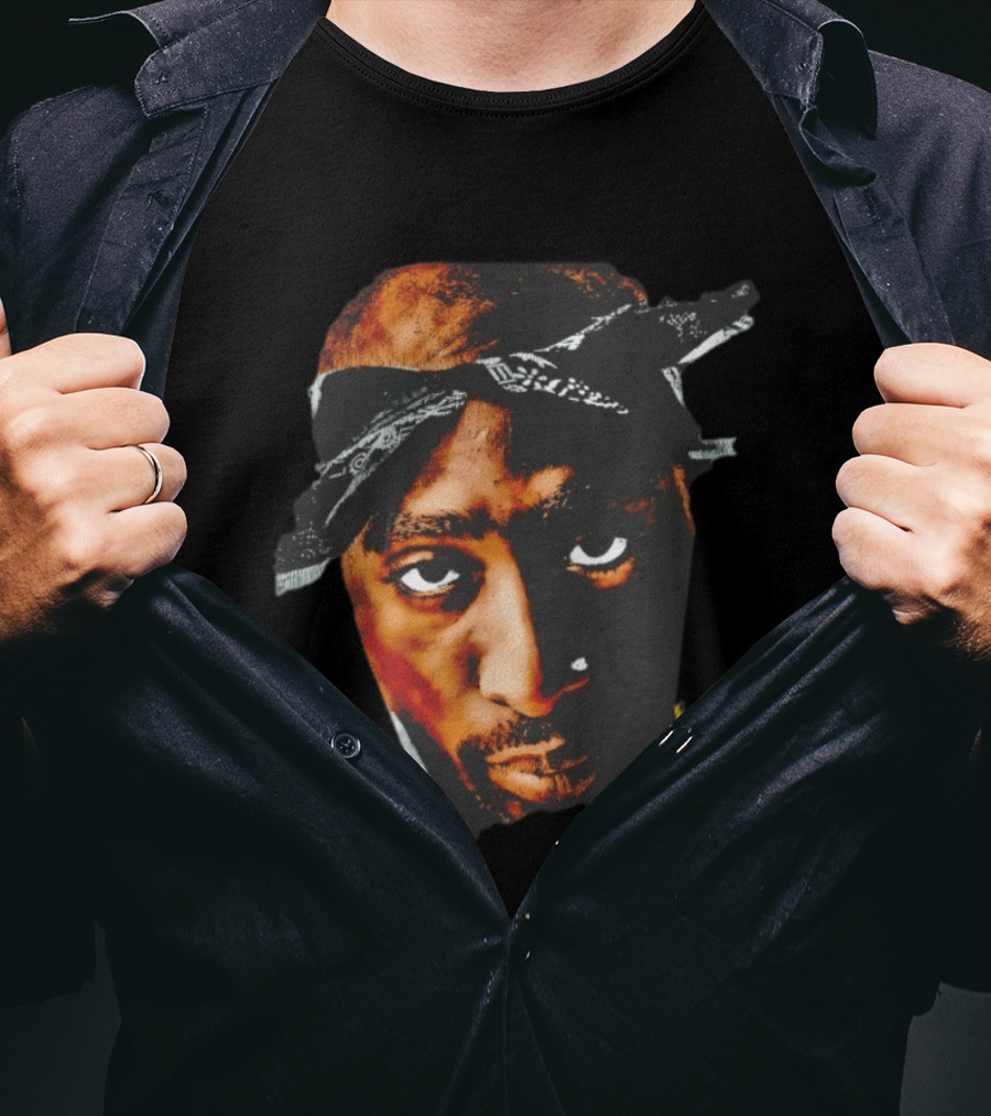 2Pac Bandana Style Face T-Shirt
