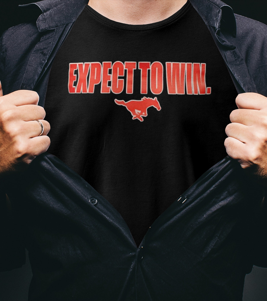 Expect To Win SMU Mustangs T-Shirt