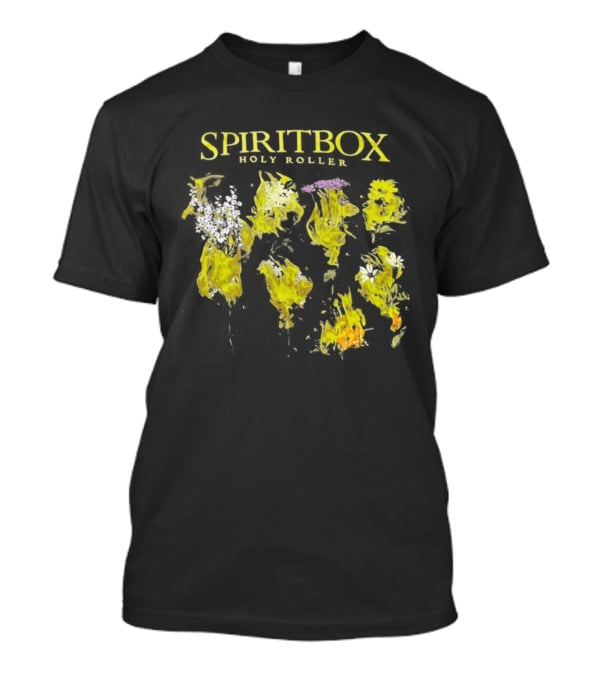 SPIRITBOX Holy Roller Yellow Floral T-Shirt