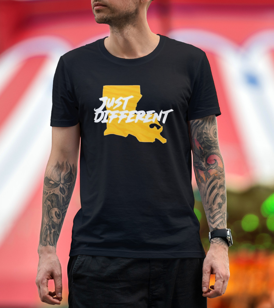 Just Different Louisiana State T-Shirt