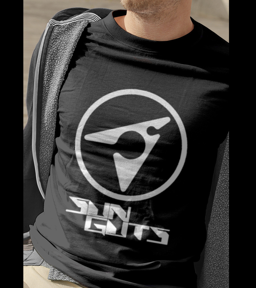 Sun Guts Circular Monogram T-Shirt