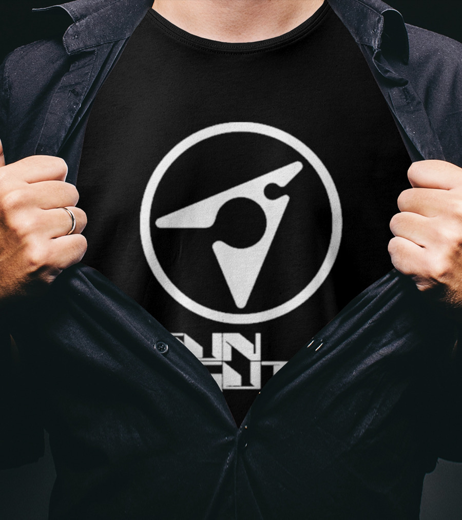 Sun Guts Circular Monogram T-Shirt