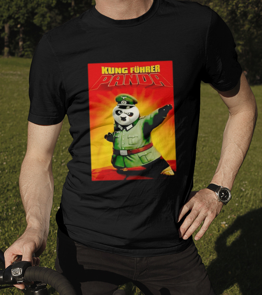 Kung Fuhrer Panda Parody Martial Arts Soldier Pun T-Shirt