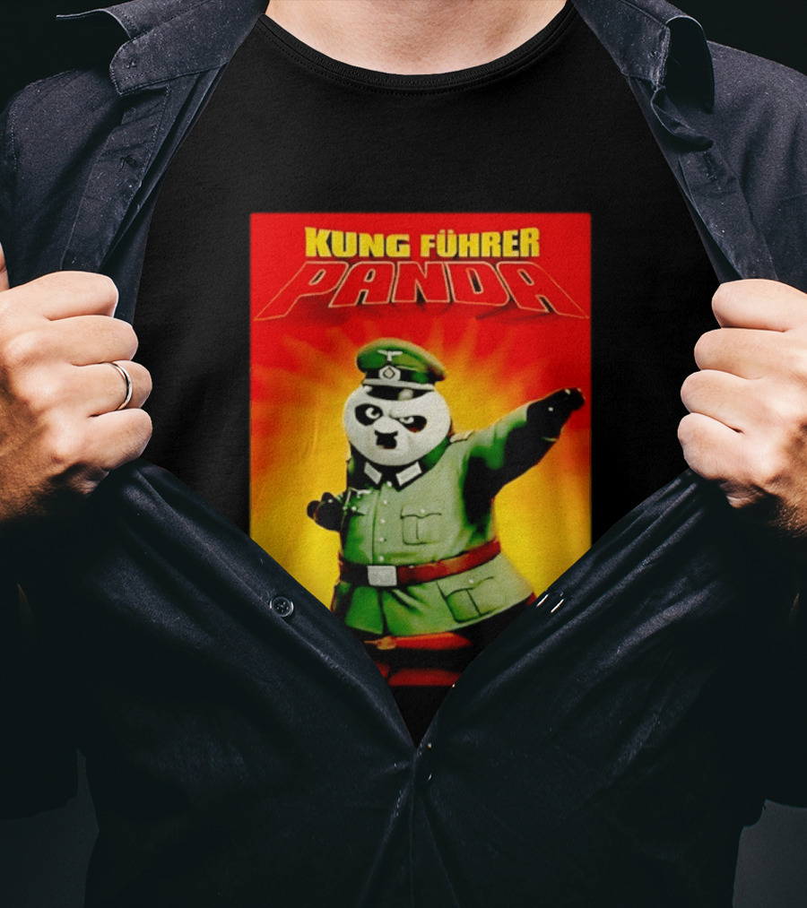 Kung Fuhrer Panda Parody Martial Arts Soldier Pun T-Shirt