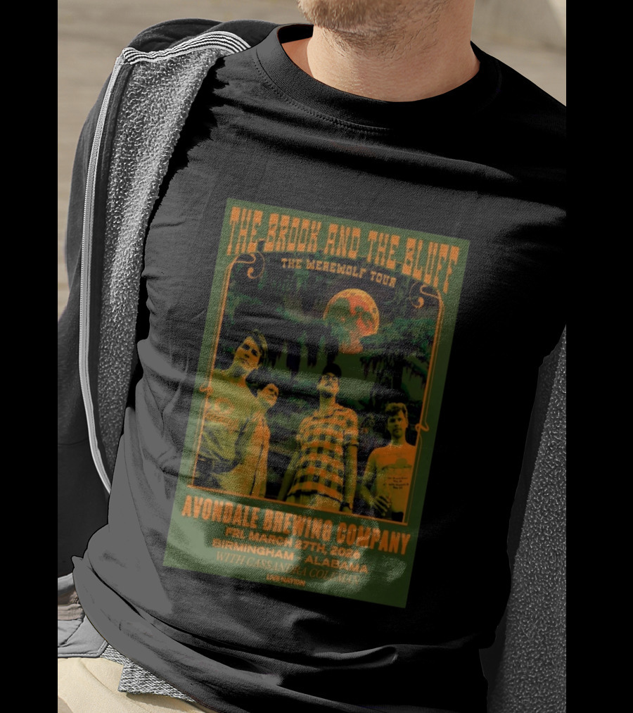 The Brook And The Bluff The Werewolf Tour Avondale Brewing Company Birmingham Alabama Mar 27 2026 With Cassandra Coleman Live Nation T-Shirt
