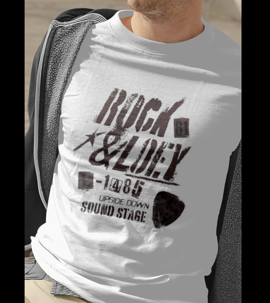 Rock 61 And Loey 1985 Upside Down Sound Stage T-Shirt