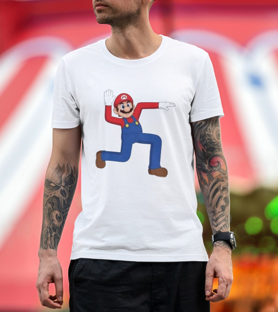 Super Mario Swastika T-Shirt