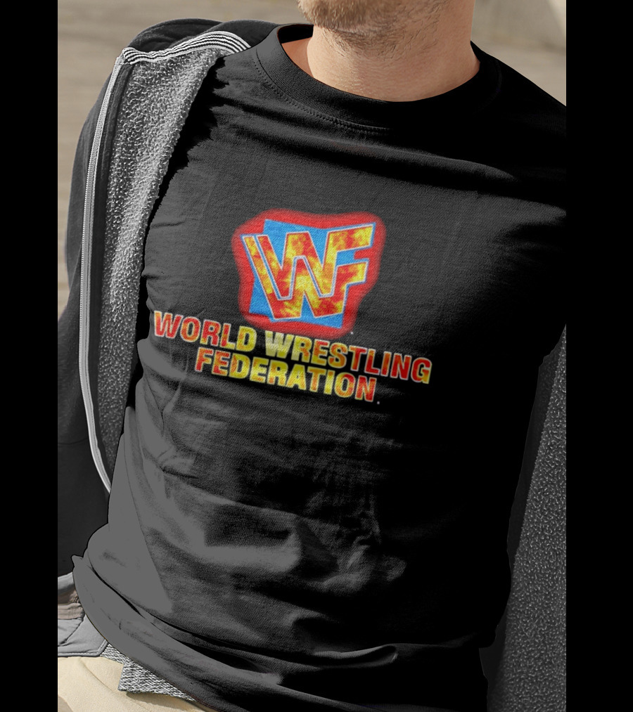 WWF World Wrestling Federation Vintage Flame T-Shirt