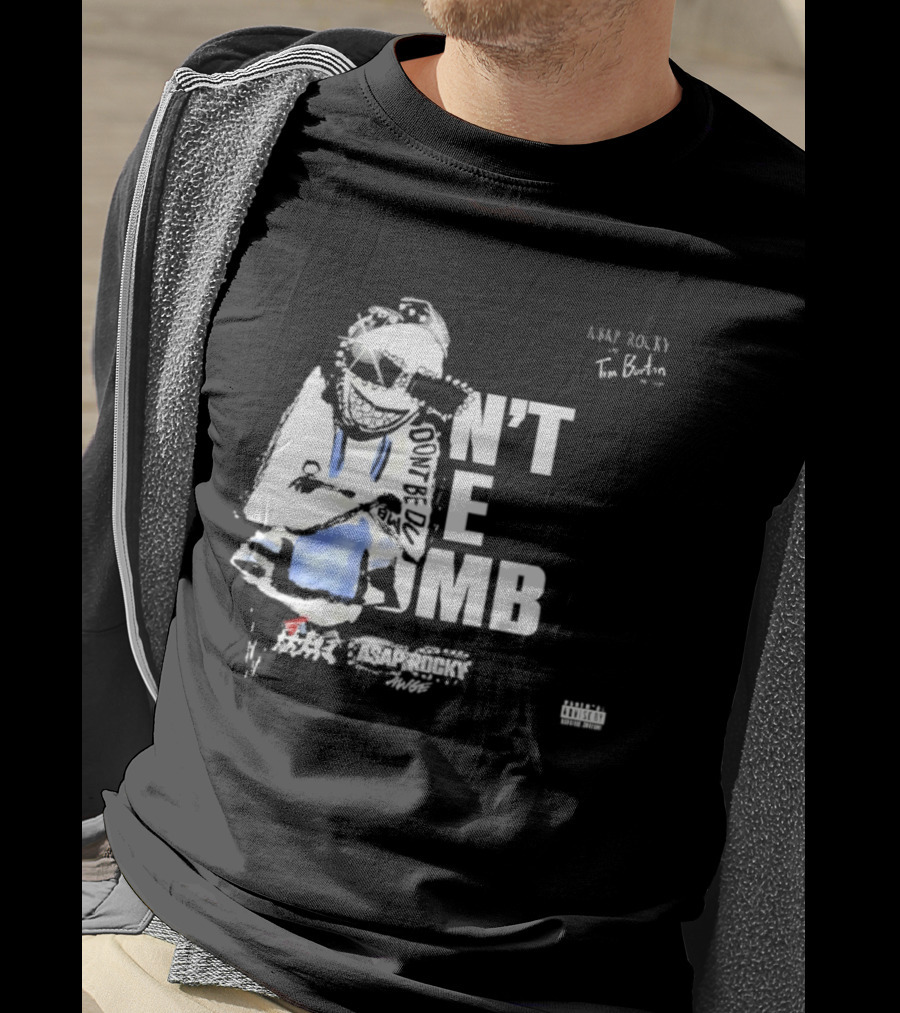 ASAP Rocky X Tim Burton Don't Be Dumb Collaboration T-Shirt