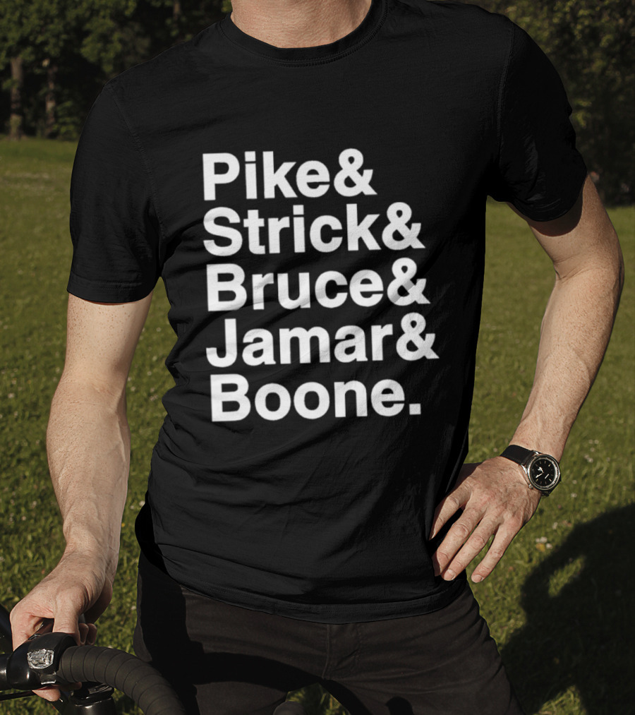 Pike Strick Bruce Jamar Boone Denver Nuggets Players T-Shirt