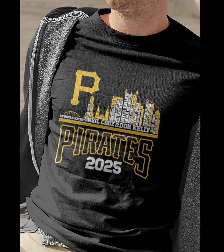 Pittsburgh Pirates City Skyline 2025 T-Shirt