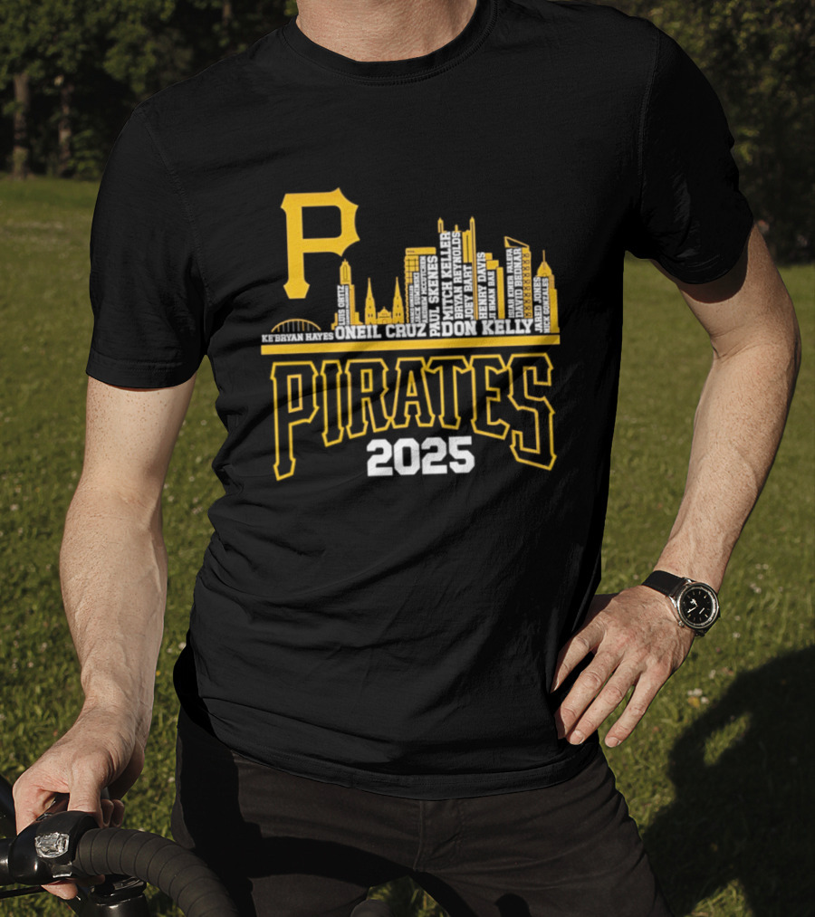 Pittsburgh Pirates City Skyline 2025 T-Shirt