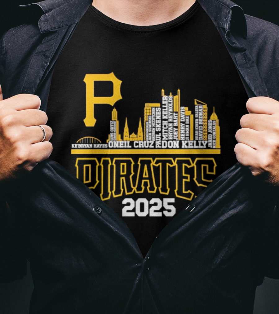 Pittsburgh Pirates City Skyline 2025 T-Shirt