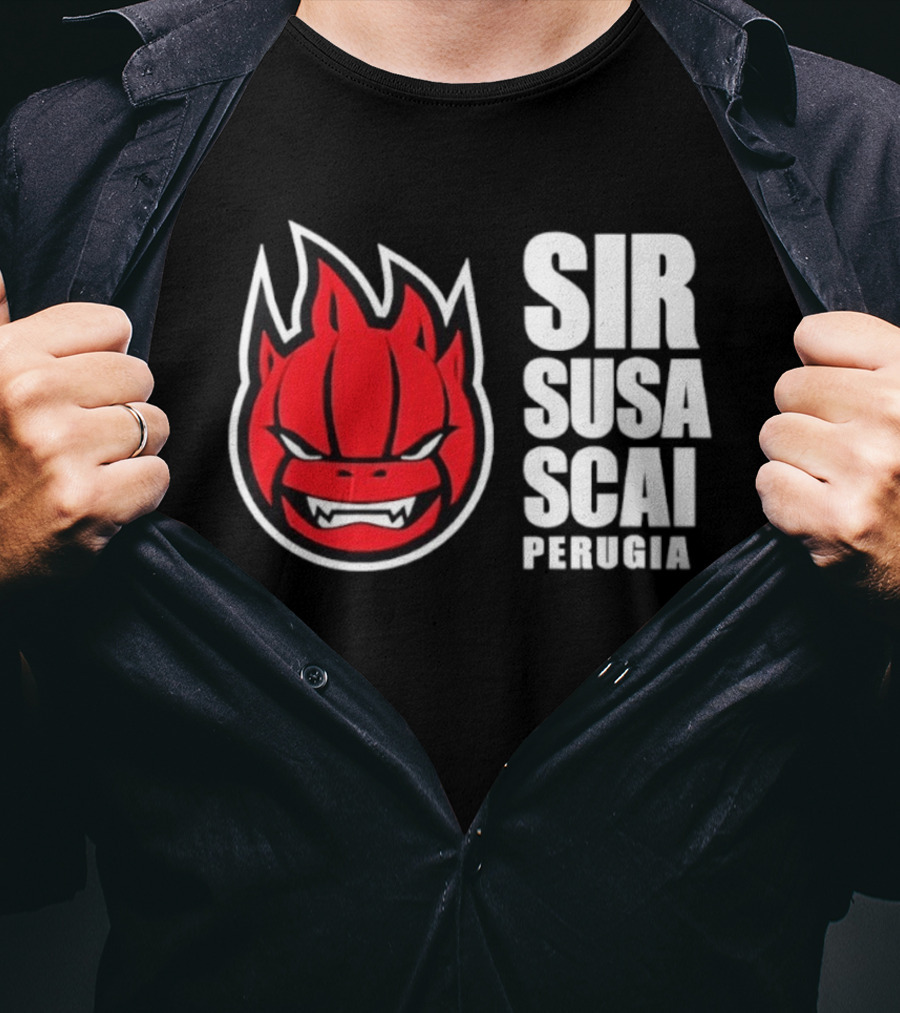 Sir Susa Scai Perugia Fierce Flames T-Shirt