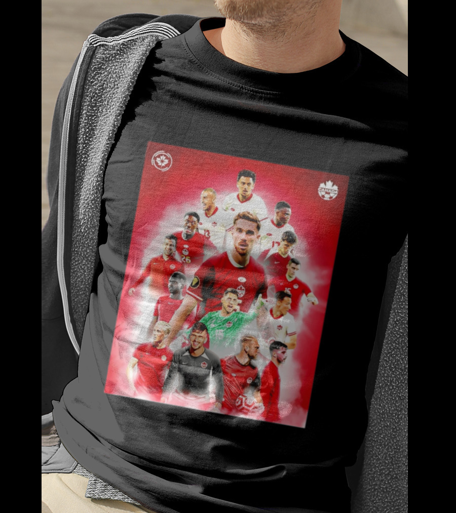 Canada's Team 2026 Men's National Soccer Team Players T-Shirt