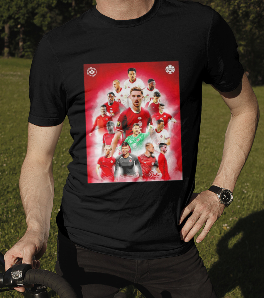 Canada's Team 2026 Men's National Soccer Team Players T-Shirt